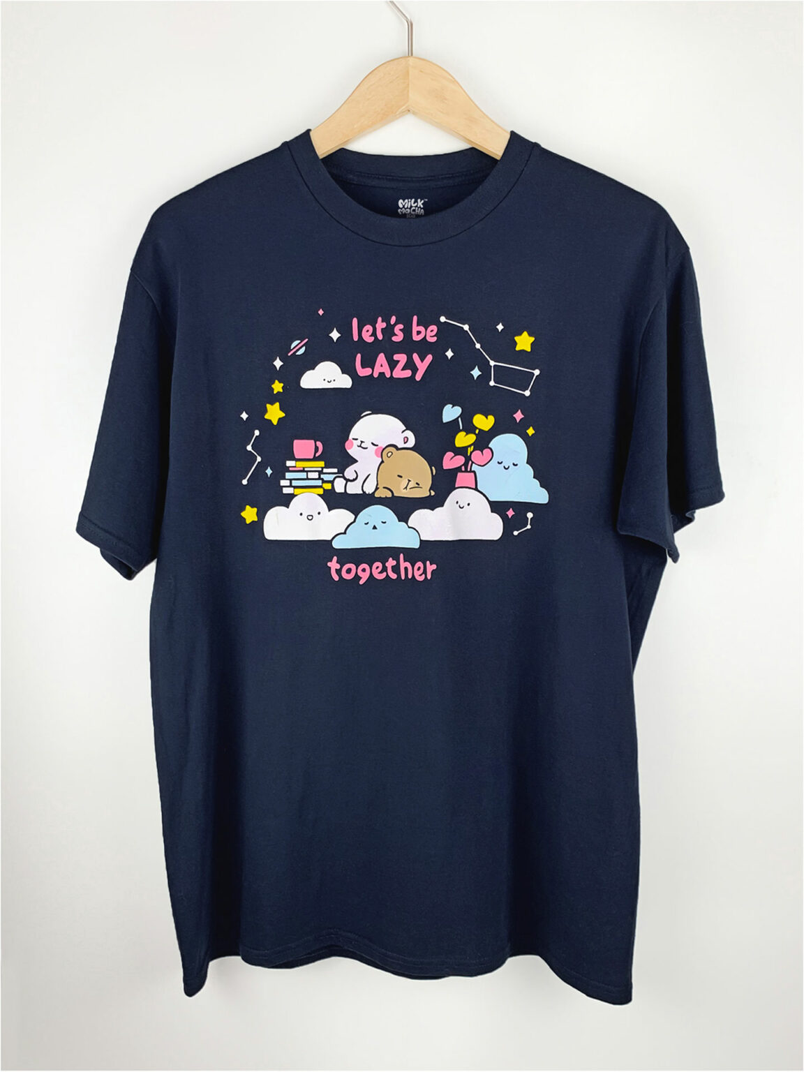 Milk Mocha Bear T-shirt: Lazy Together – Klova Studios